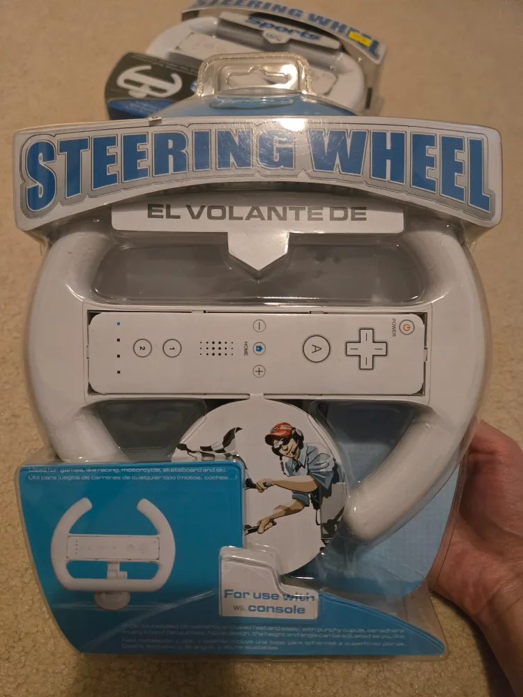 Wii Steering Wheel (Set of 2) [NEW IN BOX] image indicator(2)