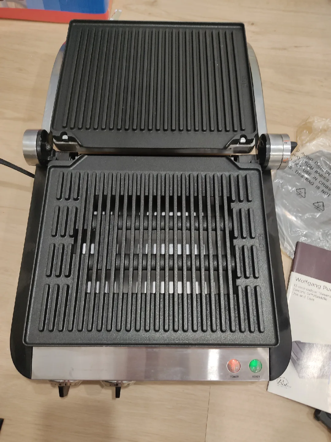 Wolfgang Puck 13-inch Indoor Electric Grill/Griddle image indicator(5)