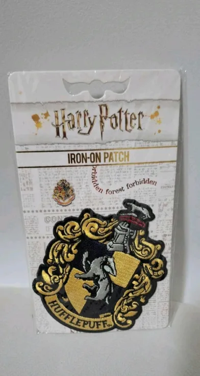 Harry Potter Hufflepuff Iron-On Patch - New! thumbnail