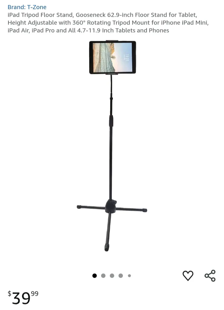 🥕 NEW!  CHRISTMAS SPECIAL - Phone/IPad Floor Stand image indicator(3)