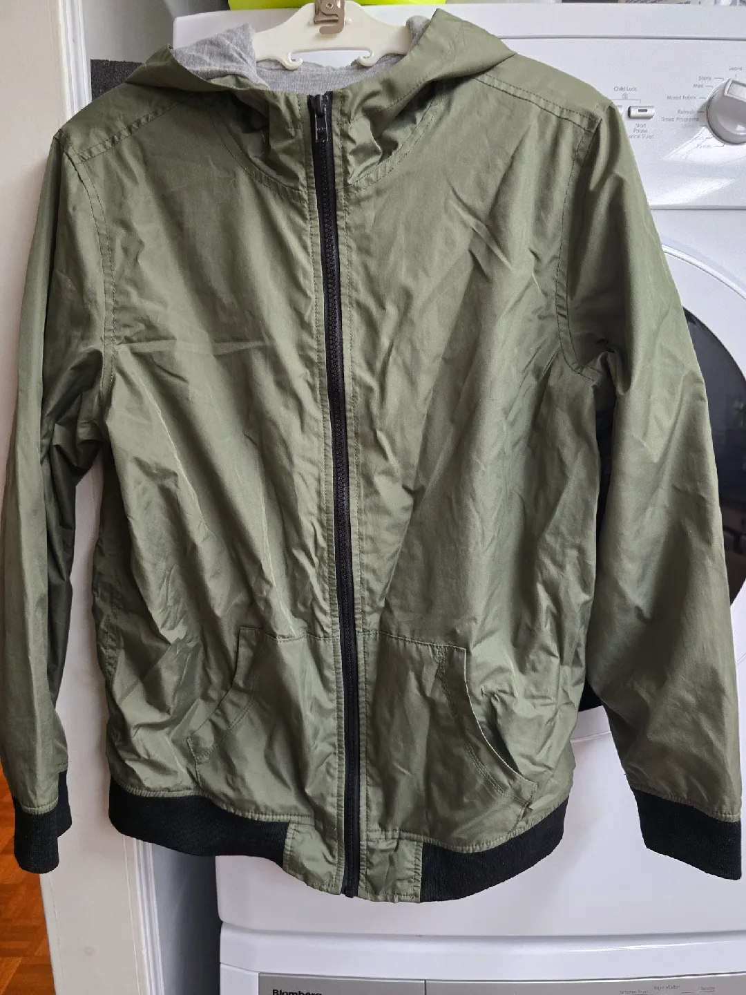 Old Navy XL (14-16) Olive Green Hooded Jacket thumbnail