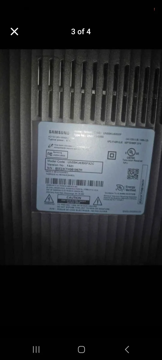 Samsung 6 Series 55" Smart TV - UN55KU6500F