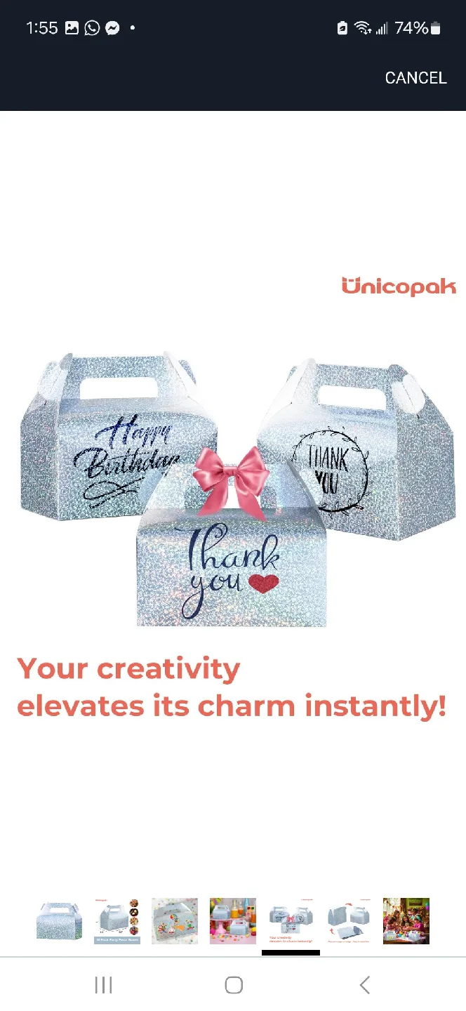 Unicopak Party Favor Boxes, 20 Pack image indicator(5)