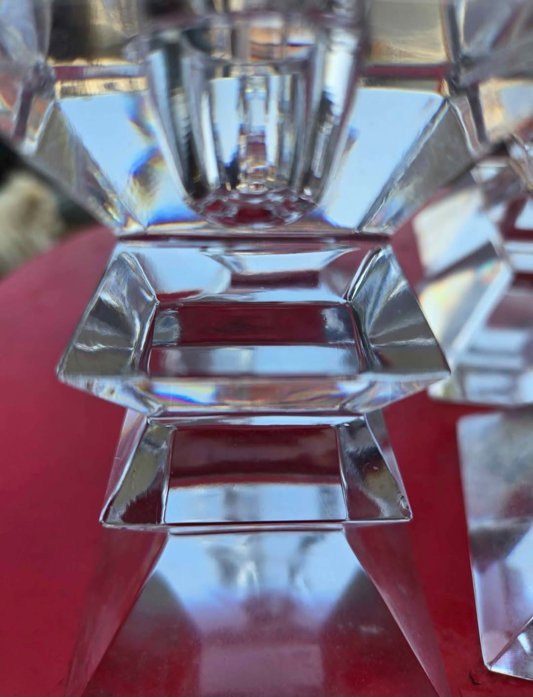 Set of 6 Modern Glass Candle Holders - photo 2