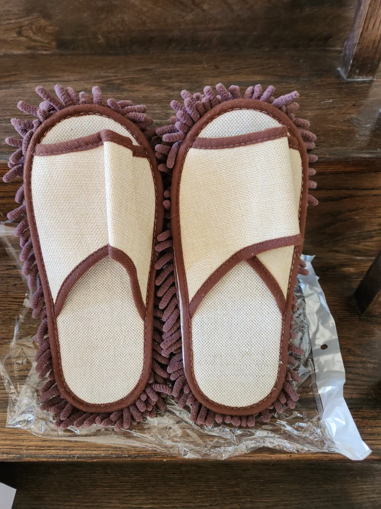 Mop Slippers . New. thumbnail