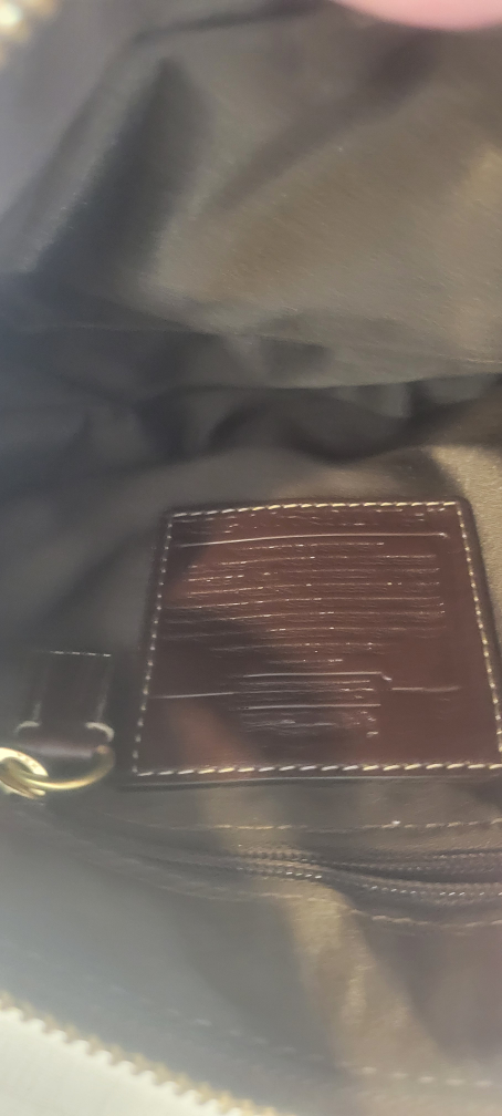Coach Beige/Brown Monogram Shoulder Bag - photo 2