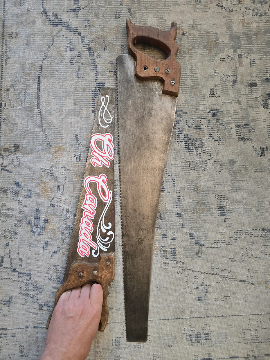 Vintage Hand painted Saws image indicator(3)