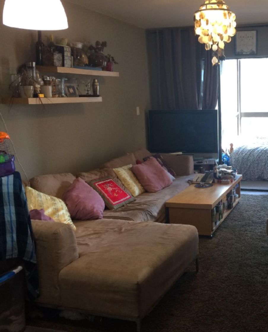 Sectional Sofa - Brown