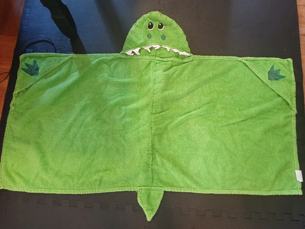 Dinosaur hooded towel 🥕 thumbnail