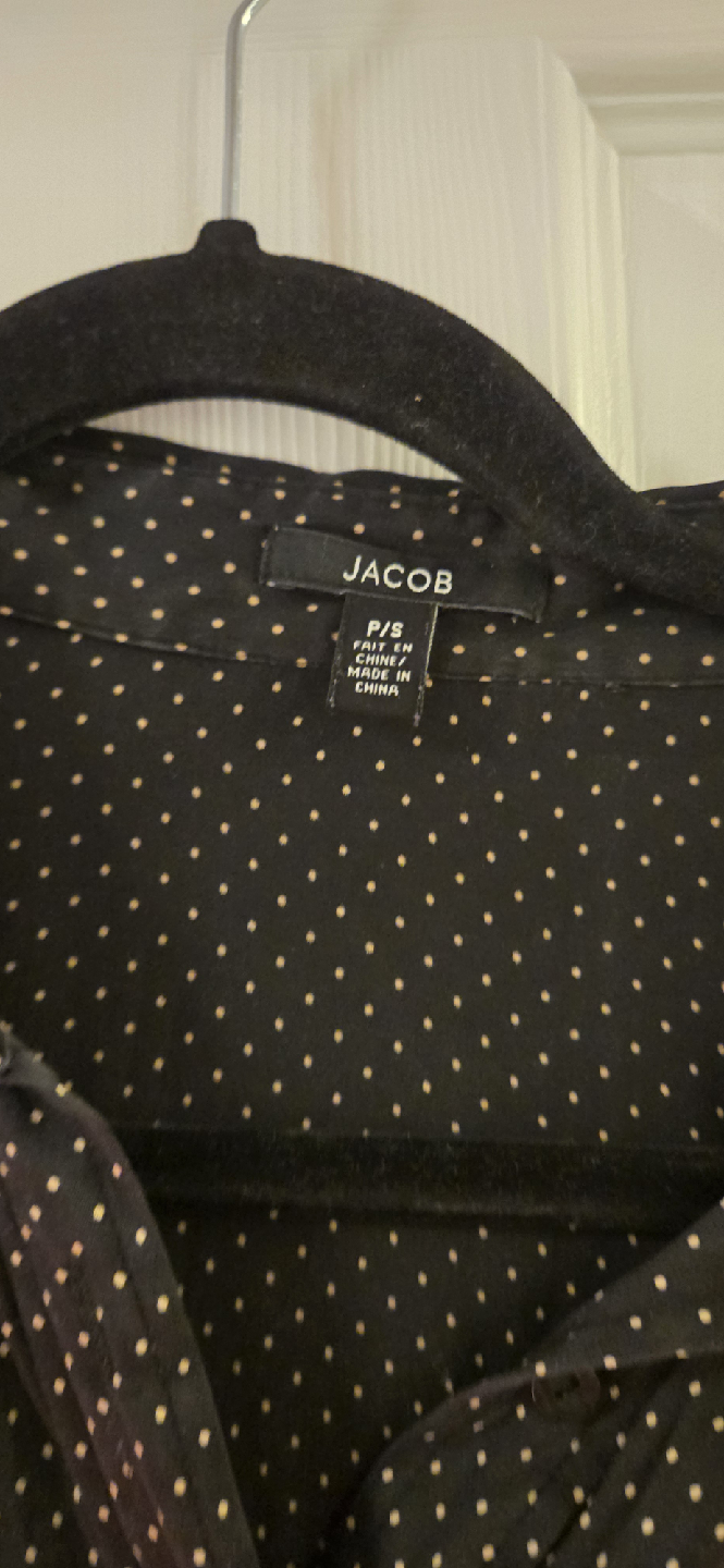 Black Polka Dot Blouse - photo 2