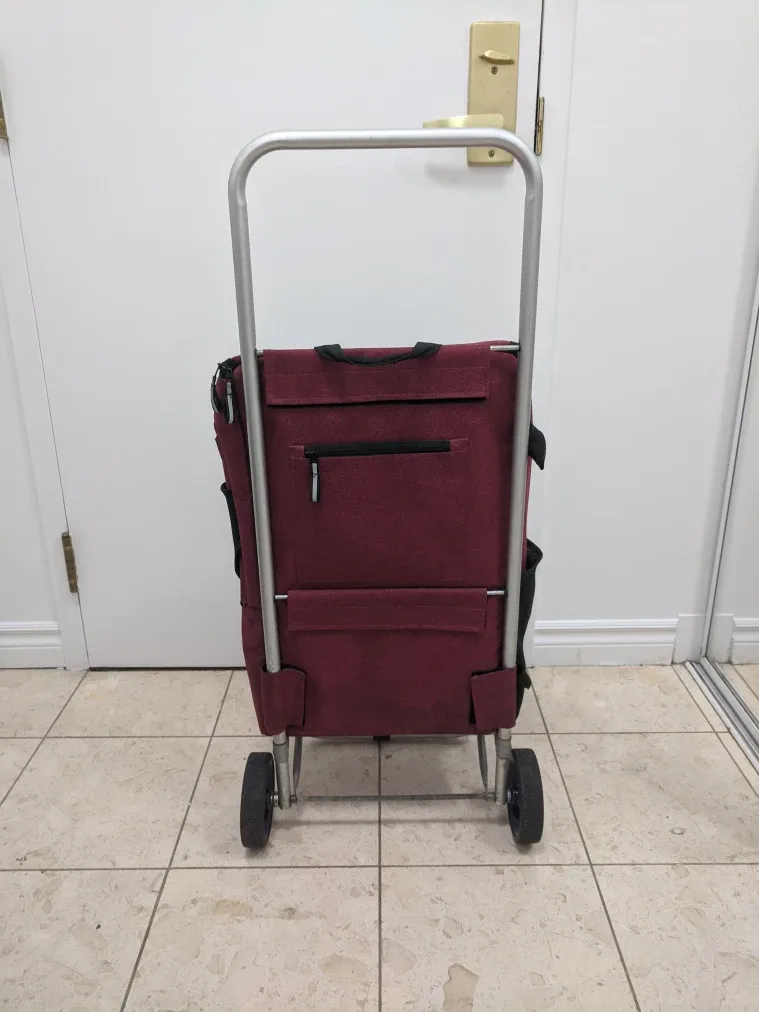 Maroon Rolling Cooler Bag image indicator(5)