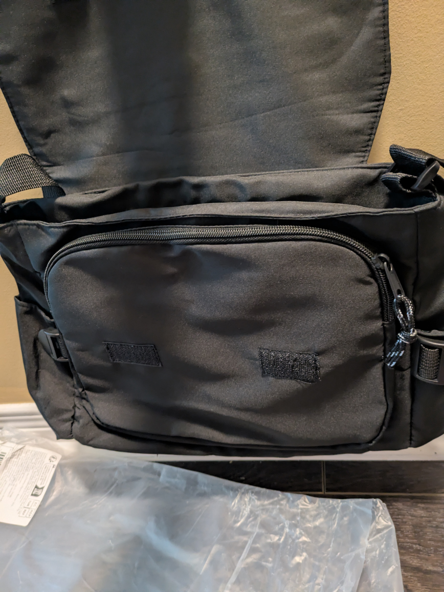 brand new nylon Black Fashion Messenger Bag - photo 5