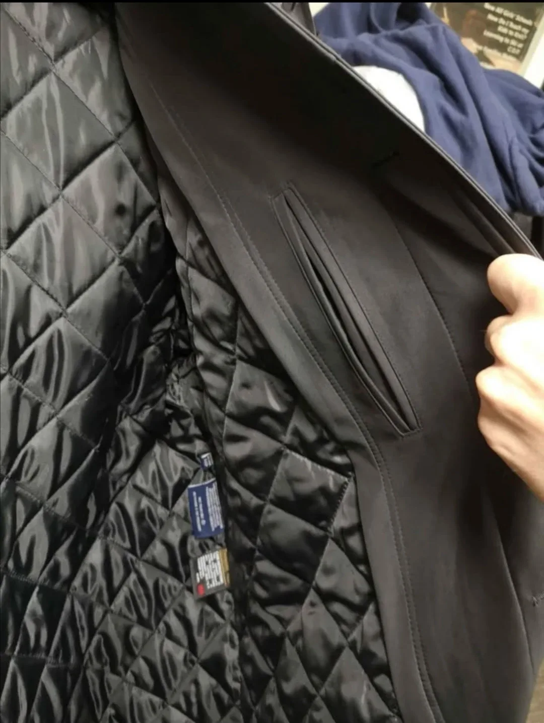 New Pilot Trenchcoat - Black Beltless - Philippines Air Canada image indicator(10)