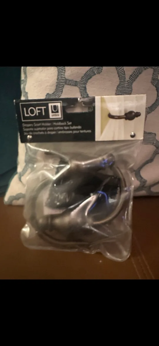 Umbra Loft Drapery Scarf Holder/Holdback Set thumbnail