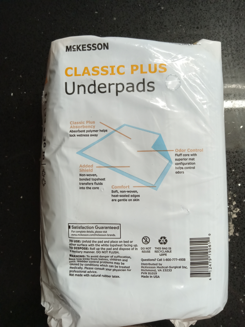 McKesson Classic Plus Underpads 23 x 36 in - photo 2