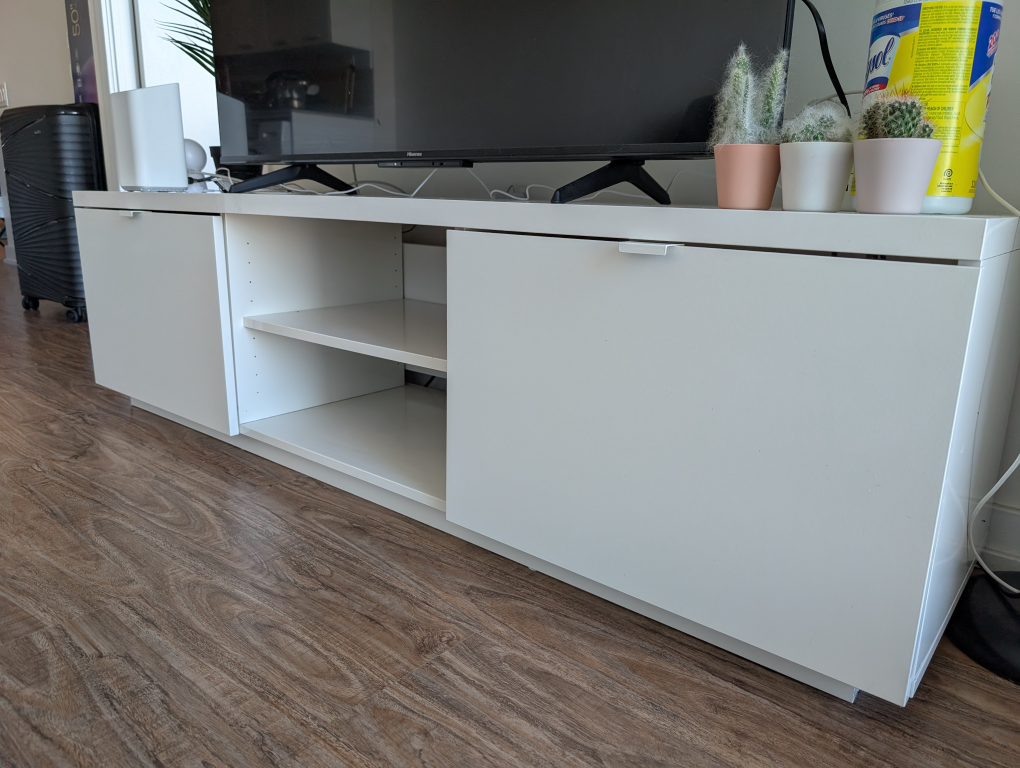 IKEA TV Stand - BYAS - White - photo 2