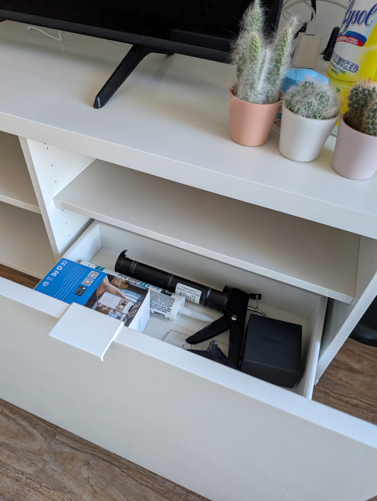 IKEA TV Stand - BYAS - White - photo 4