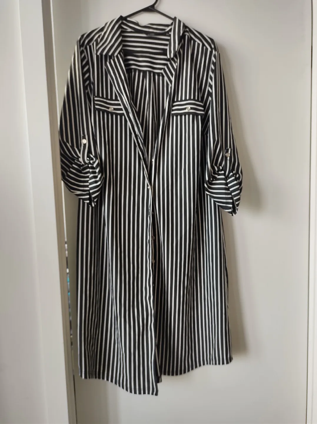 Mlle Gabrielle Striped Shirt Dress thumbnail