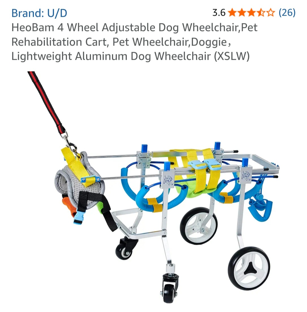 Adjustable Dog Wheelchair
