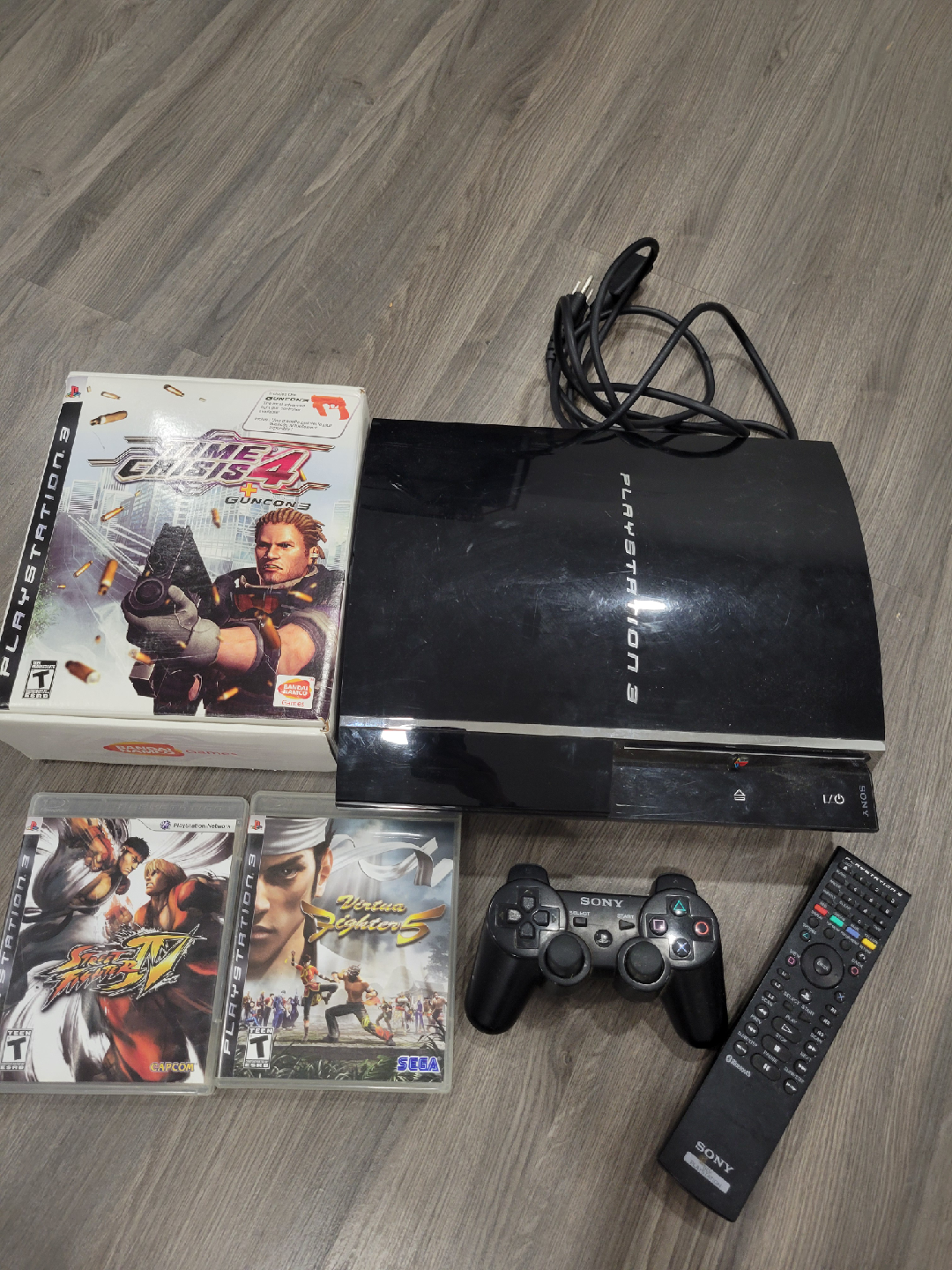 PlayStation 3 Bundle with Games & Remote