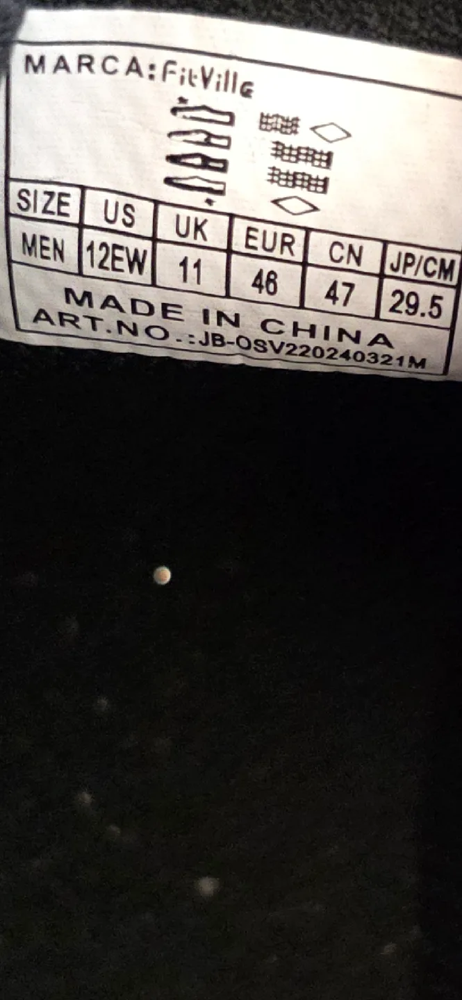 FitVille Men's Slip-On Shoes US 12EW image indicator(4)