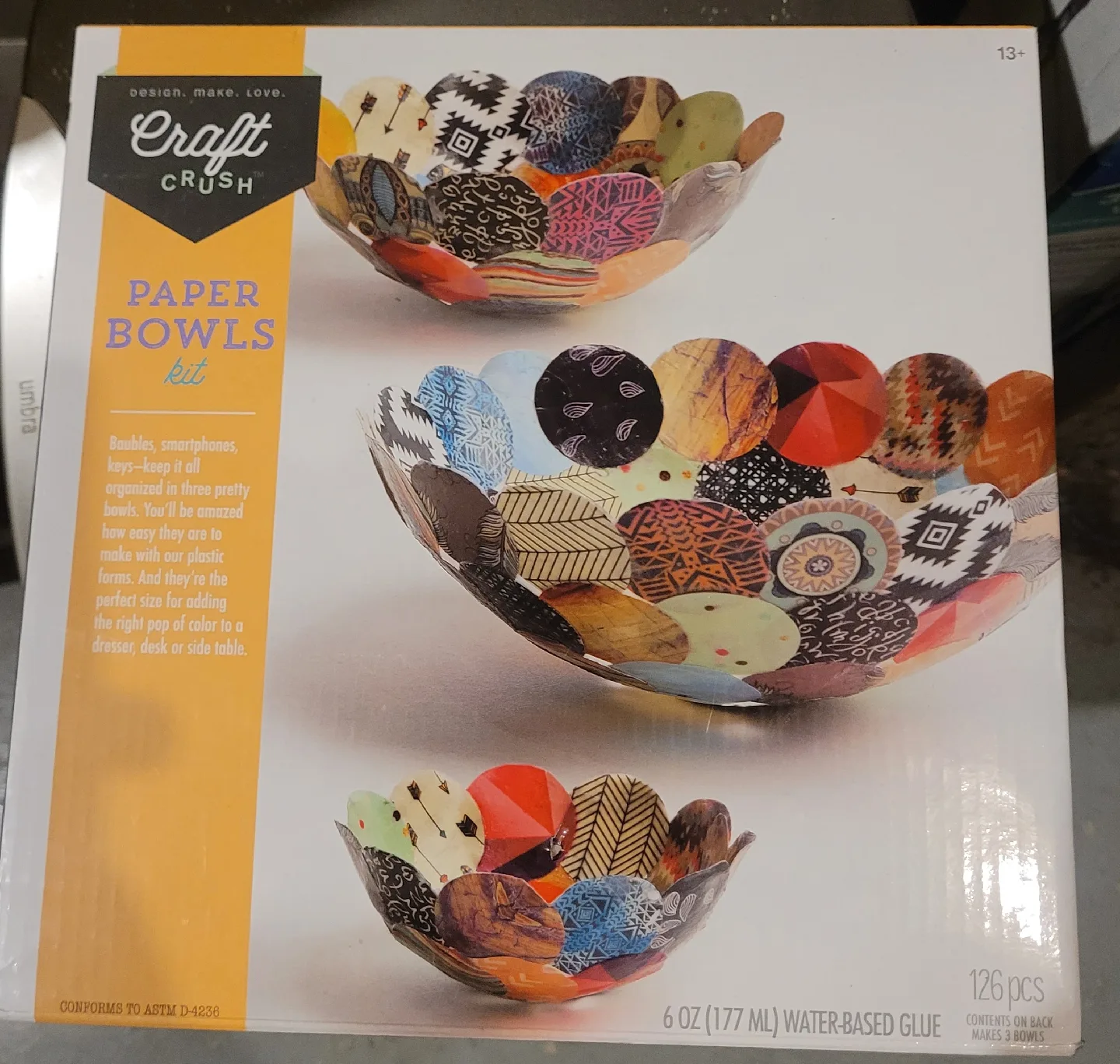 Ann Williams Craft Crush Paper Bowls Kit - New🥕 thumbnail