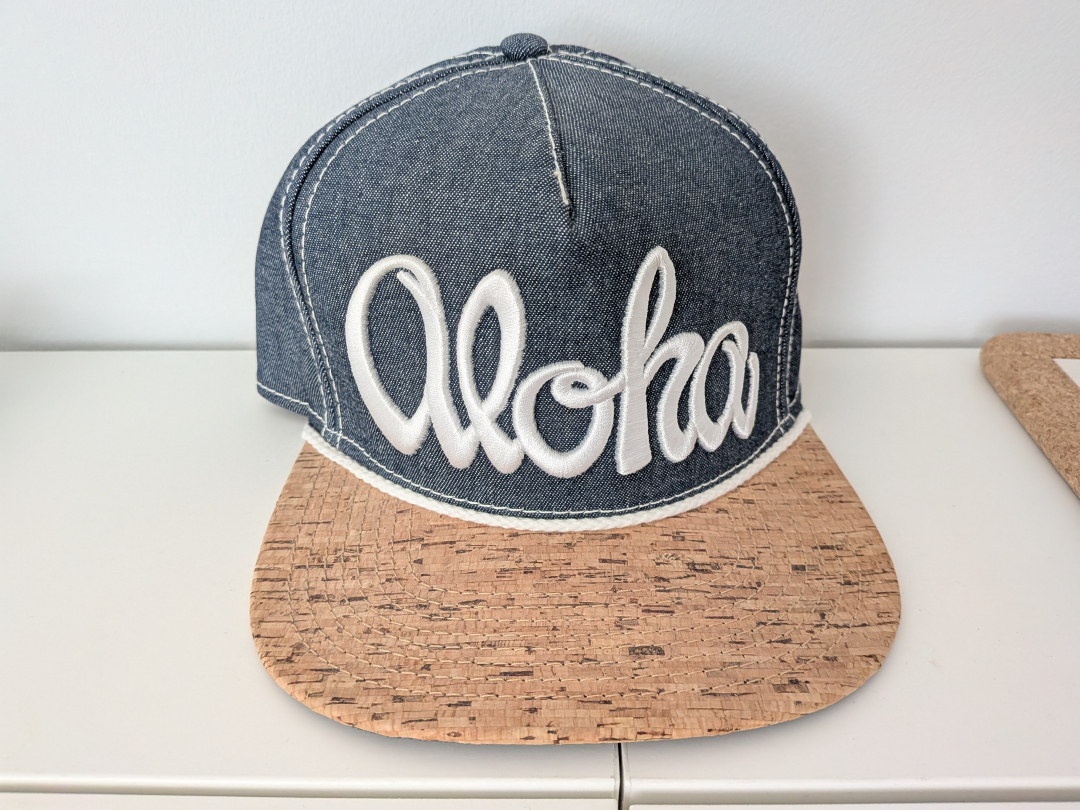 Aloha snapback cap (Hawaii made, NEW)