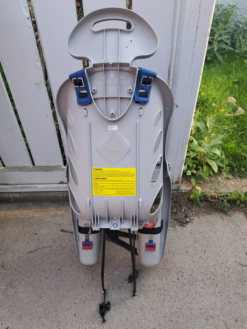 Grey & Blue Child Bike Seat - photo 2