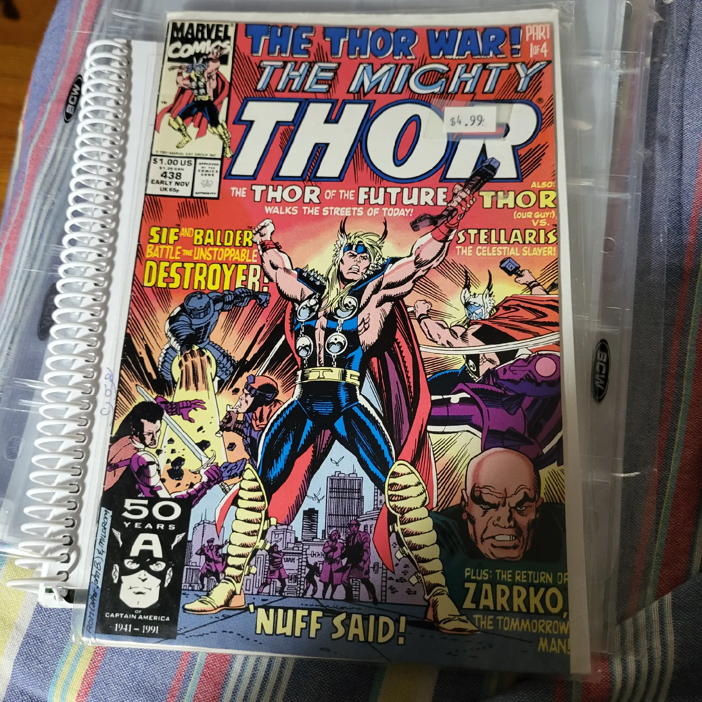 The Mighty Thor #438 Marvel Comic Book thumbnail