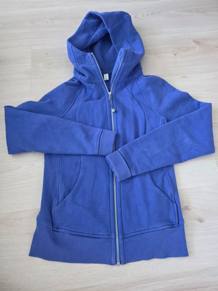 Lululemon Scuba Hoodie - Size 4 - Blue thumbnail