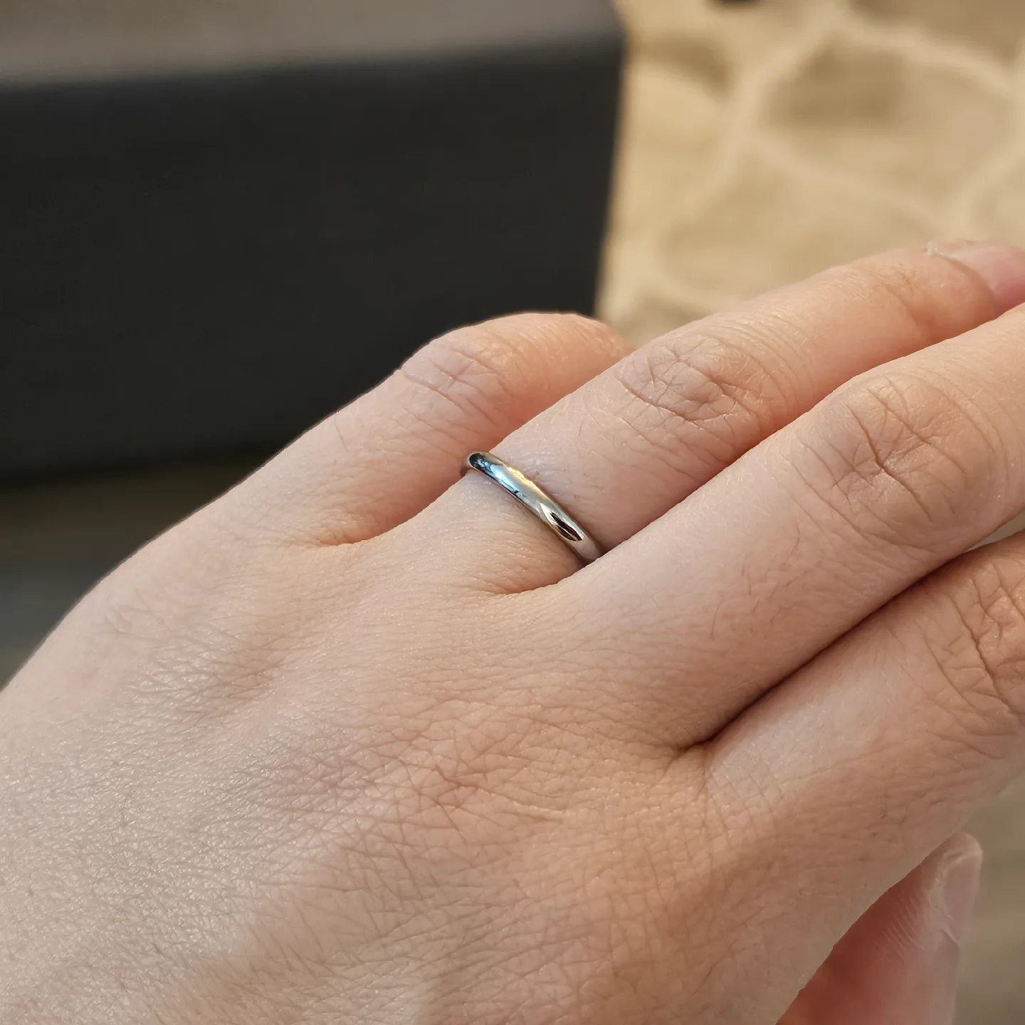 2mm Stainless Steel Ring Size 5 image indicator(3)