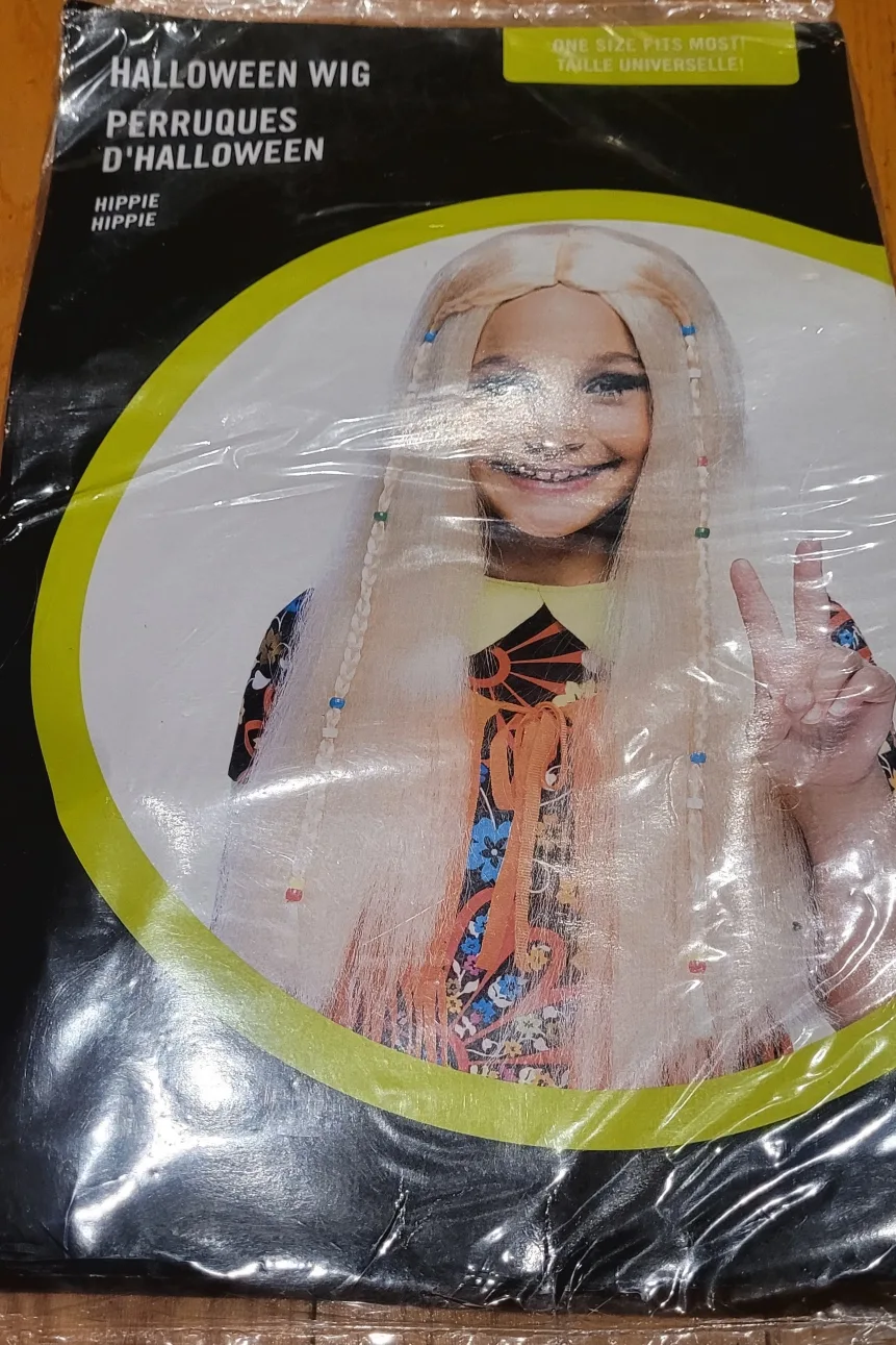 Halloween Hippie Wig - New in Package! image indicator(3)