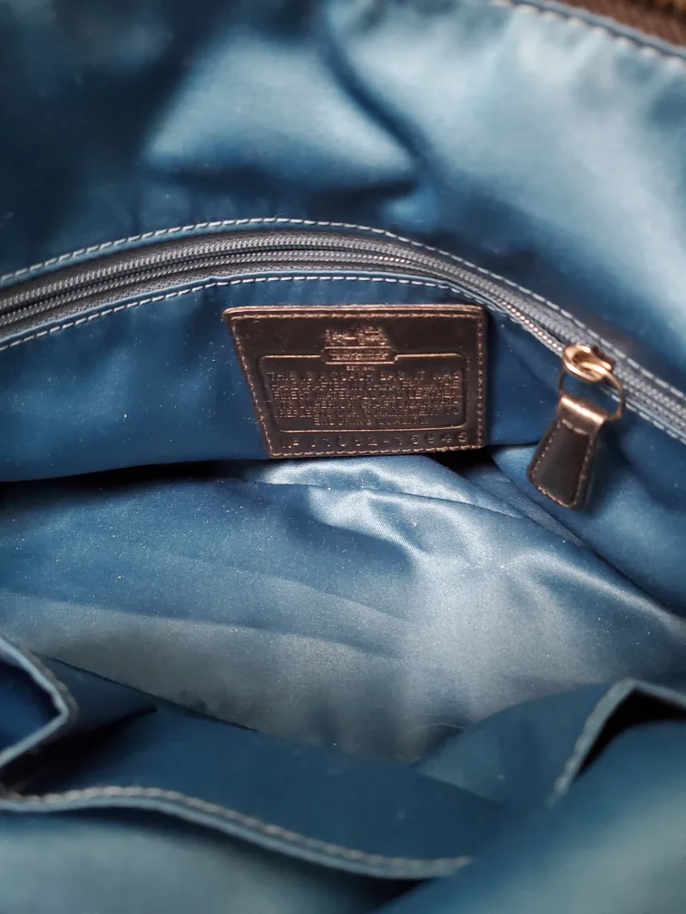 Coach Est. 1941 Black/Grey Sequin Handbag image indicator(4)