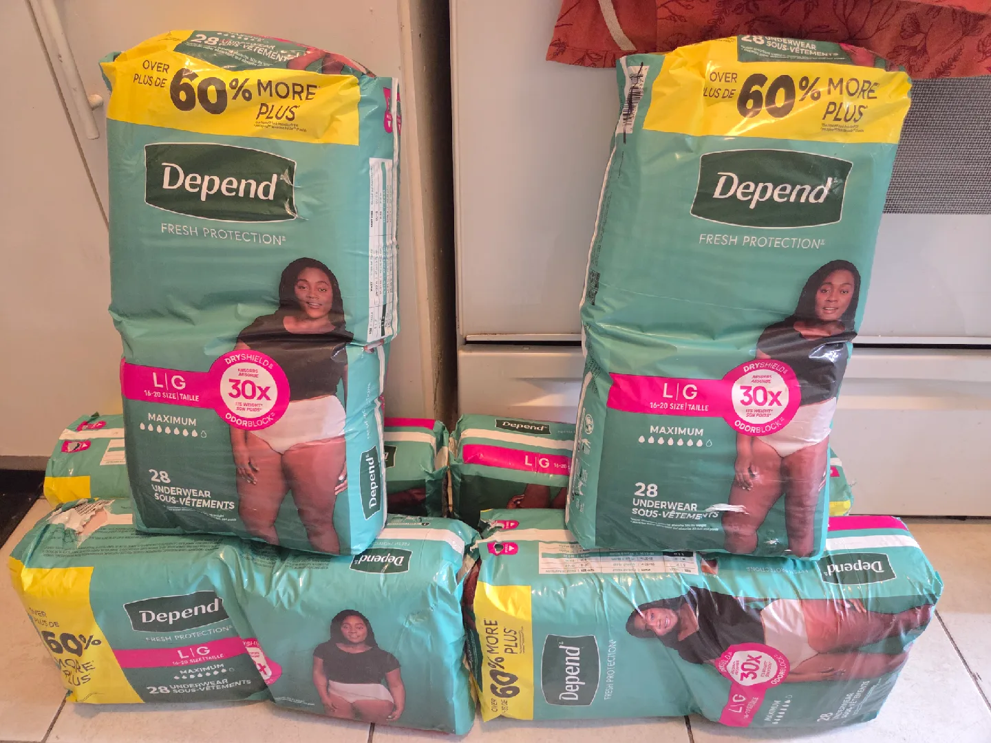 Depend Fresh Protection Underwear, Size L (16-20) thumbnail