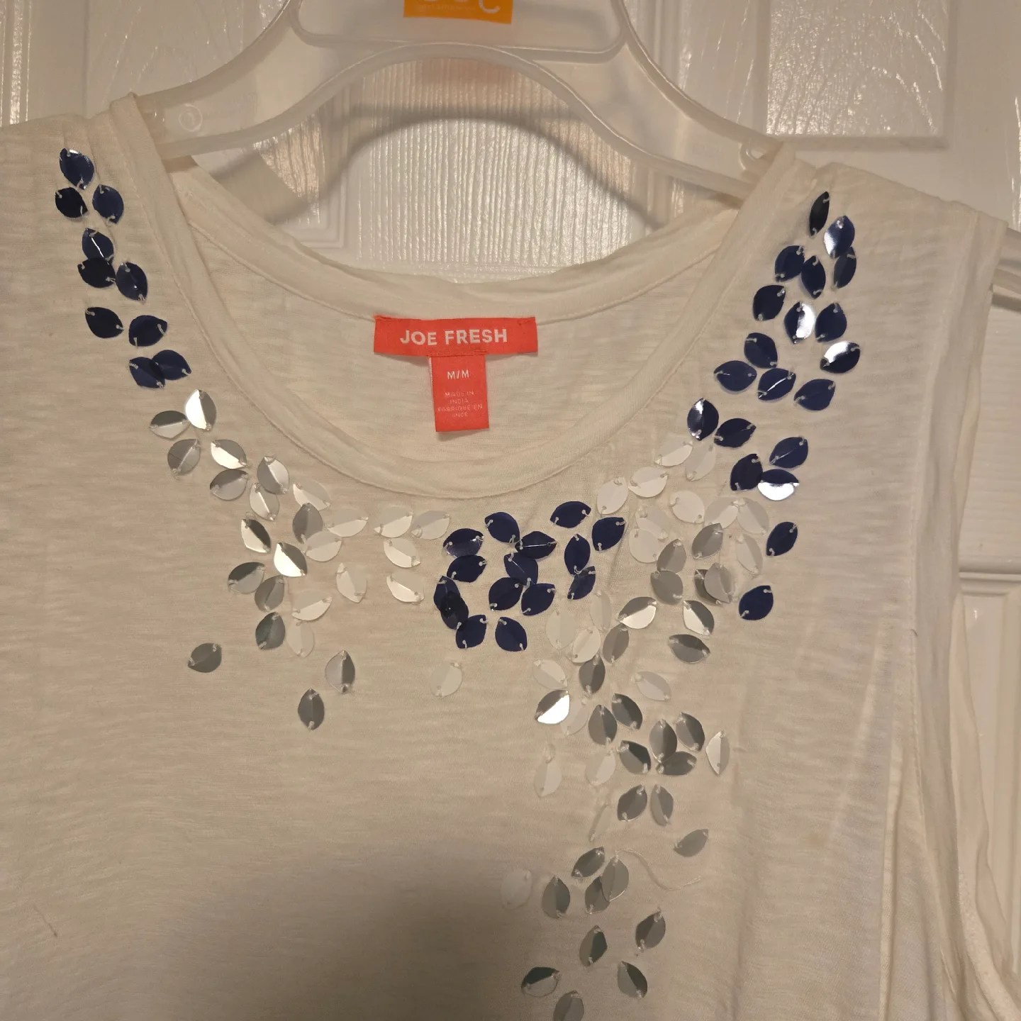 Joe Fresh White Tank Top - Size M image indicator(2)