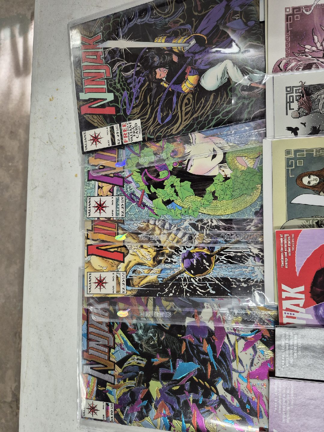 Valiant Ninjak Comic Book Lot - photo 2