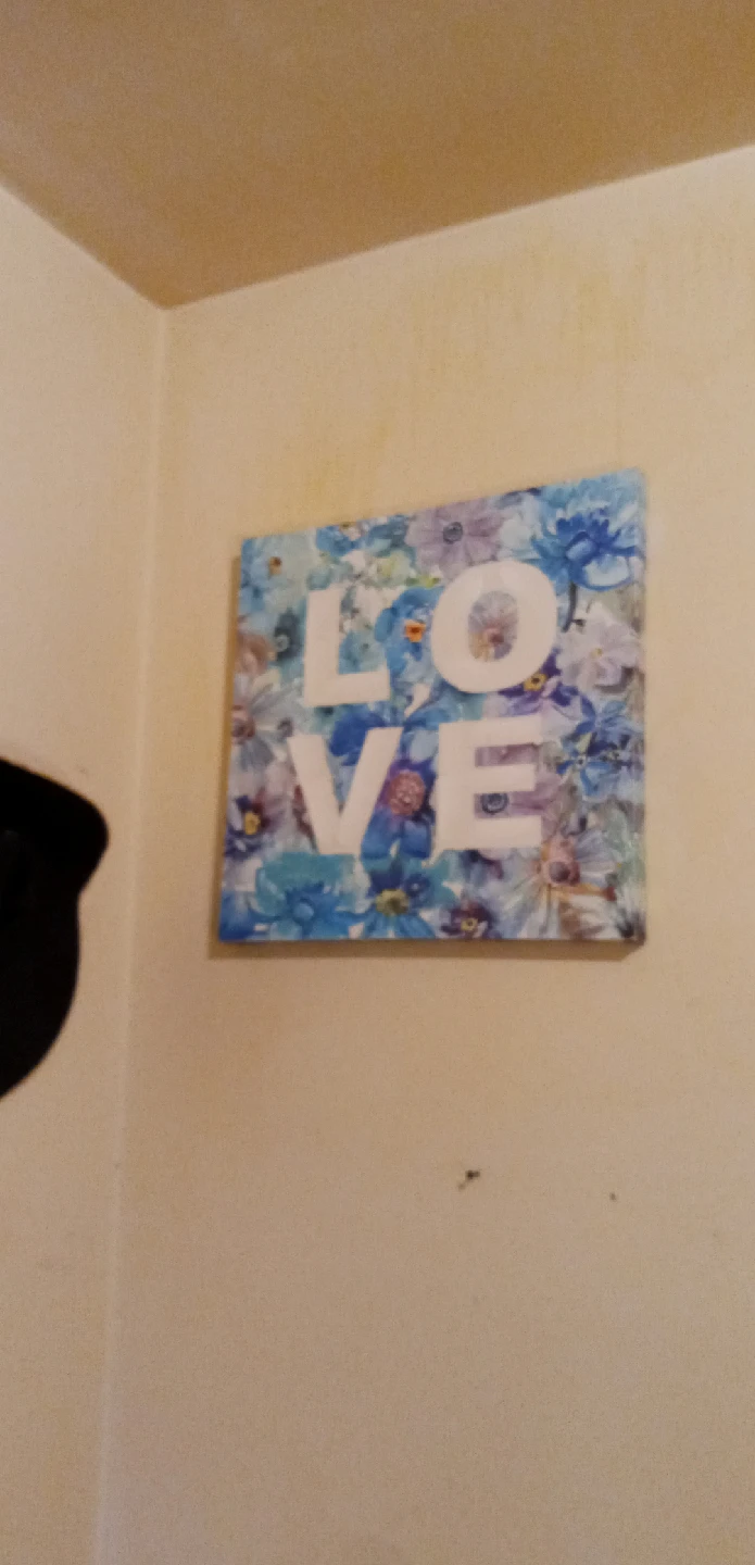 Floral LOVE Wall Decor
