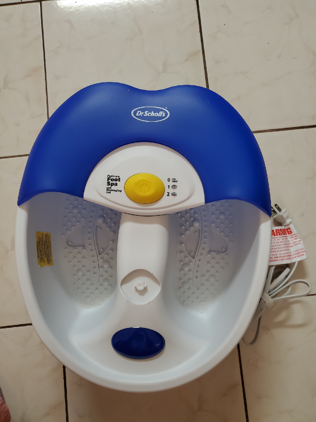 Dr. Scholl's Pedicure Foot Spa - photo 2