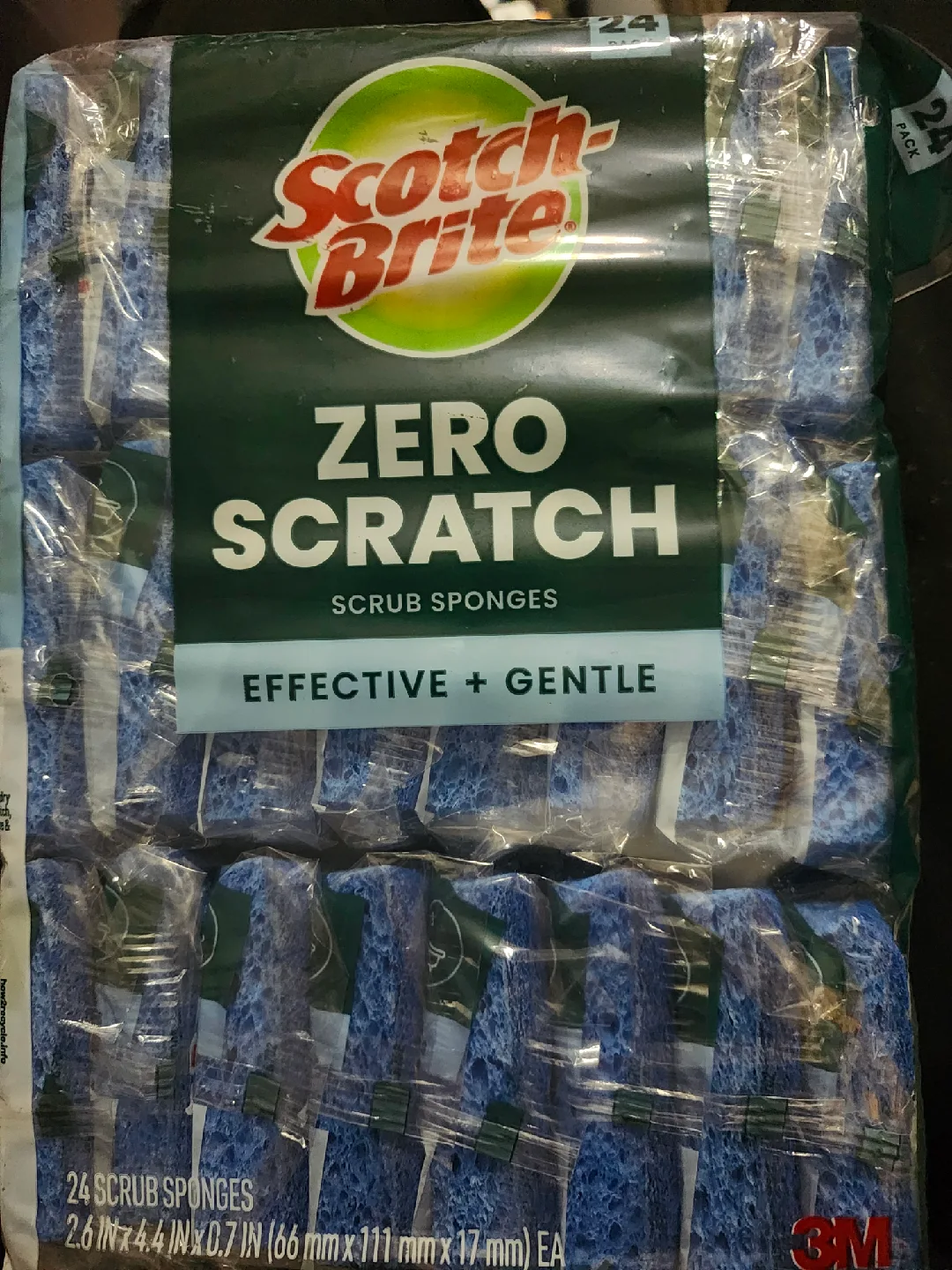 Scotch-Brite Zero Scratch Scrub Sponges 24 pack thumbnail