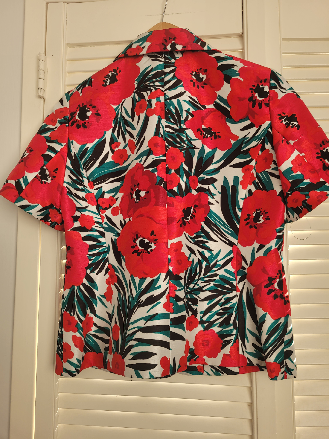 Le Suit Floral Blazer - Size 10 - photo 2