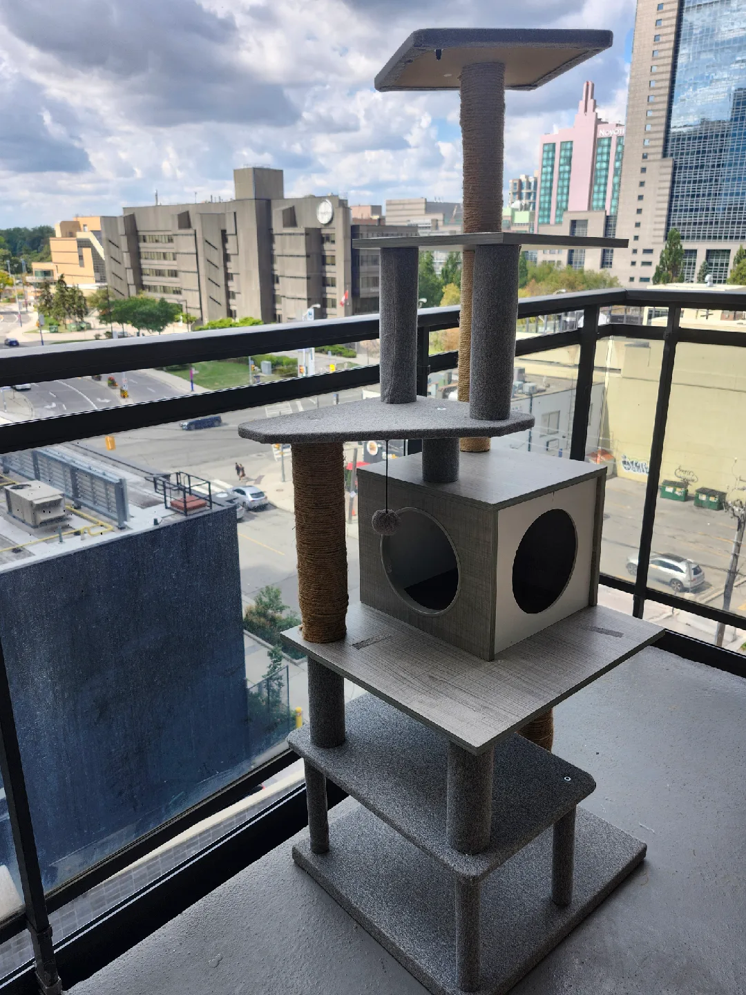 Cat Tree - Grey, Multi-Level image indicator(9)