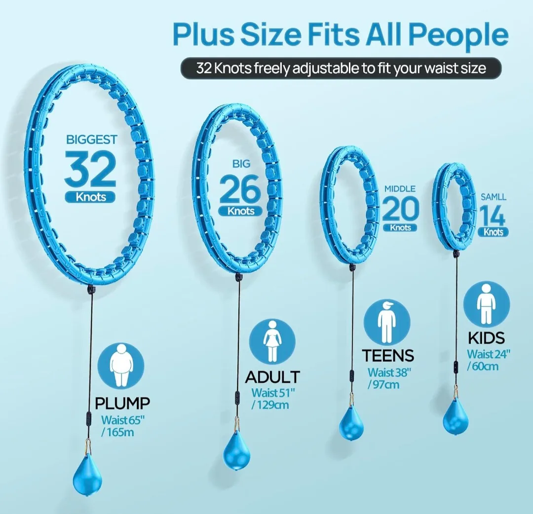 Weighted Exercise Hooola Hoop image indicator(9)