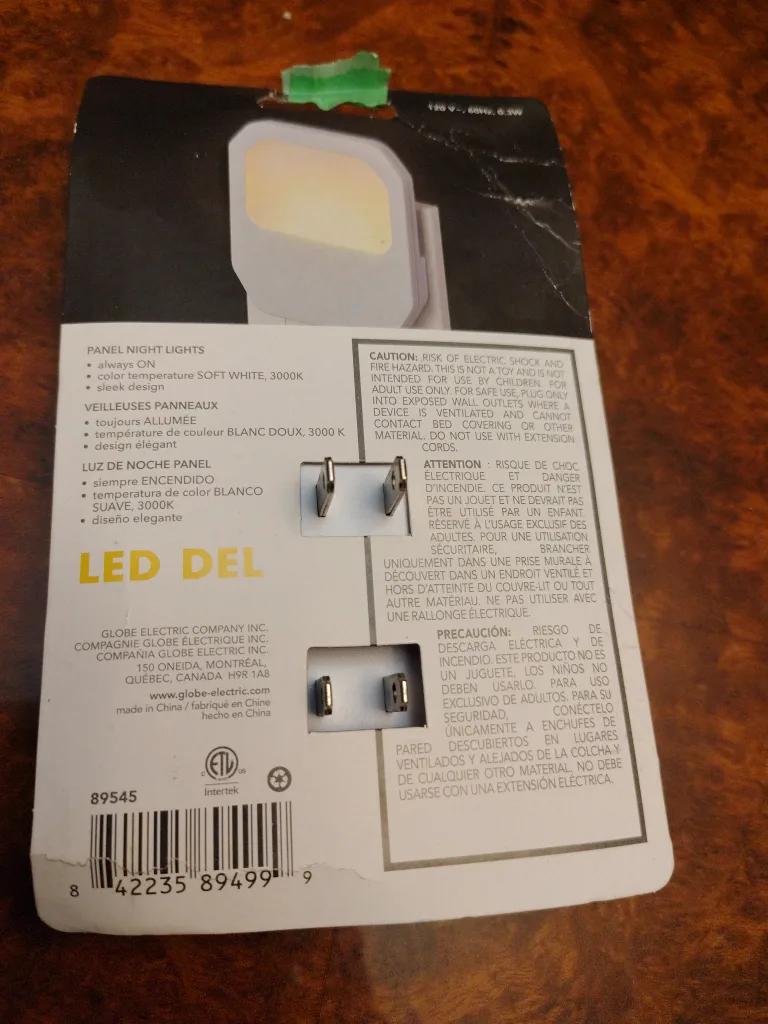 Globe Electric LED Night Light 2-Pack image indicator(2)