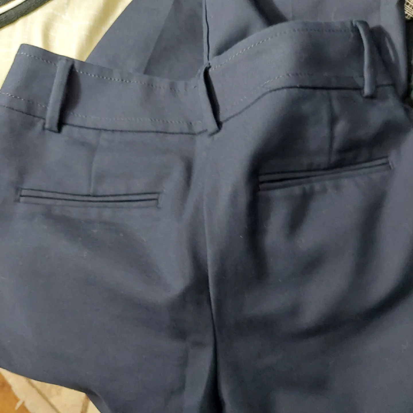 RW&CO Navy Blue Slim Ankle Pants - Size 6 image indicator(6)