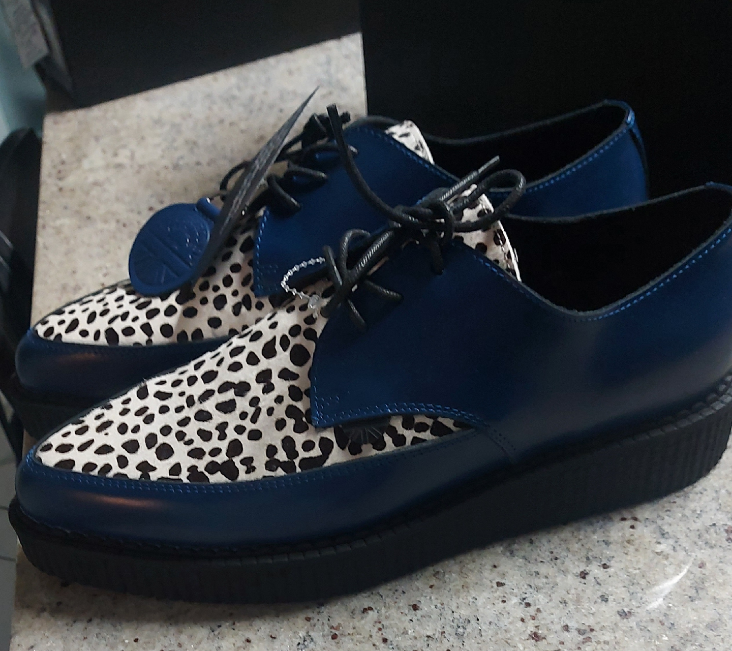 Underground England Creepers, Blue & Dalmatian, Brand New - photo 3