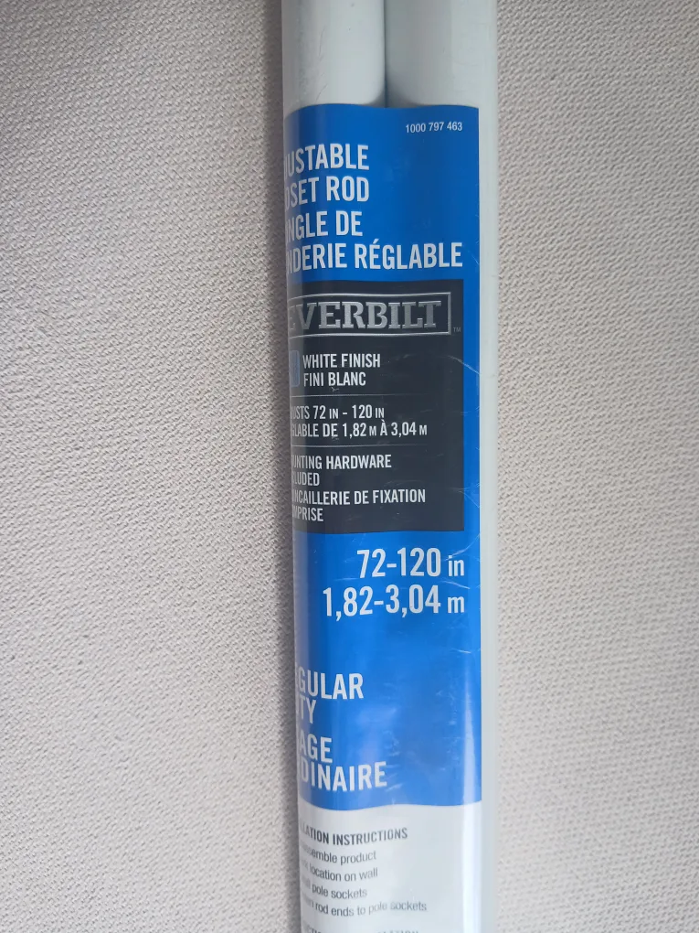 Everbilt Adjustable Closet Rod - 72-120 inches image indicator(2)
