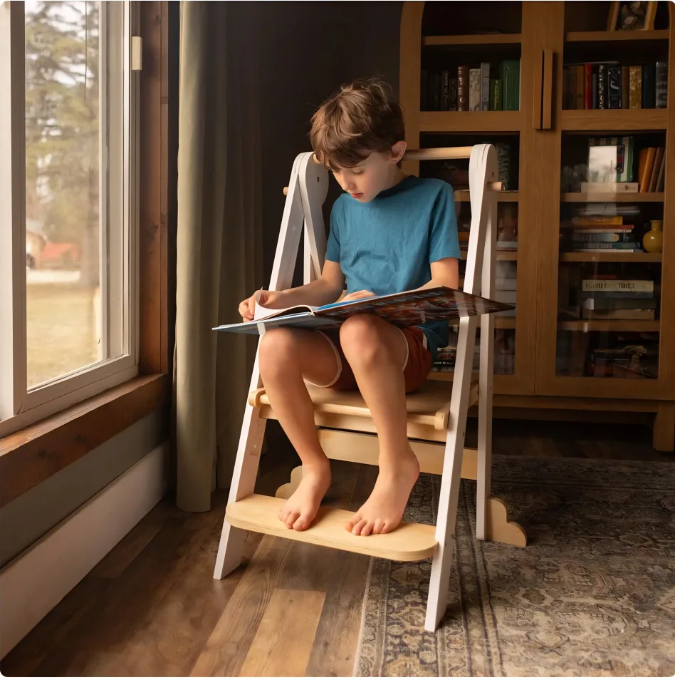 HARPPA Nordi | Foldable Toddler Learning Tower image indicator(3)