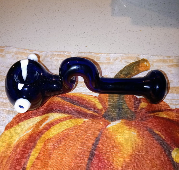 Double blown glass Tobacco pipe - photo 3