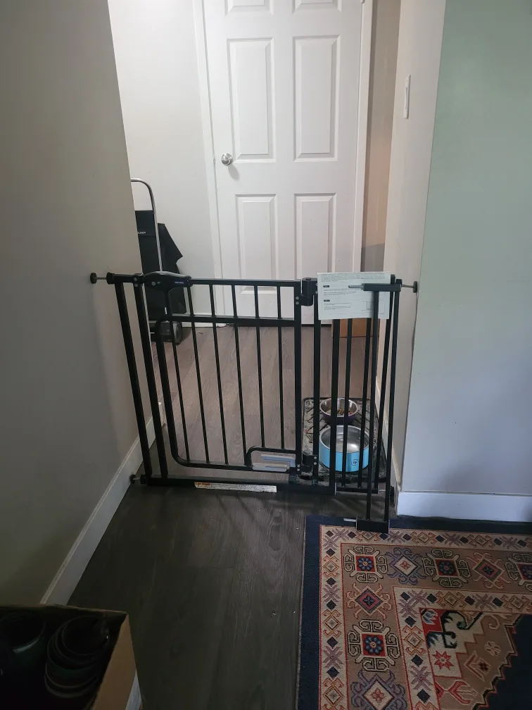 Top Paw Black Metal Pet Gate thumbnail
