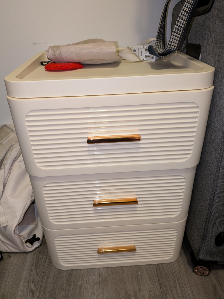 3-Drawer Storage Tower Dresser